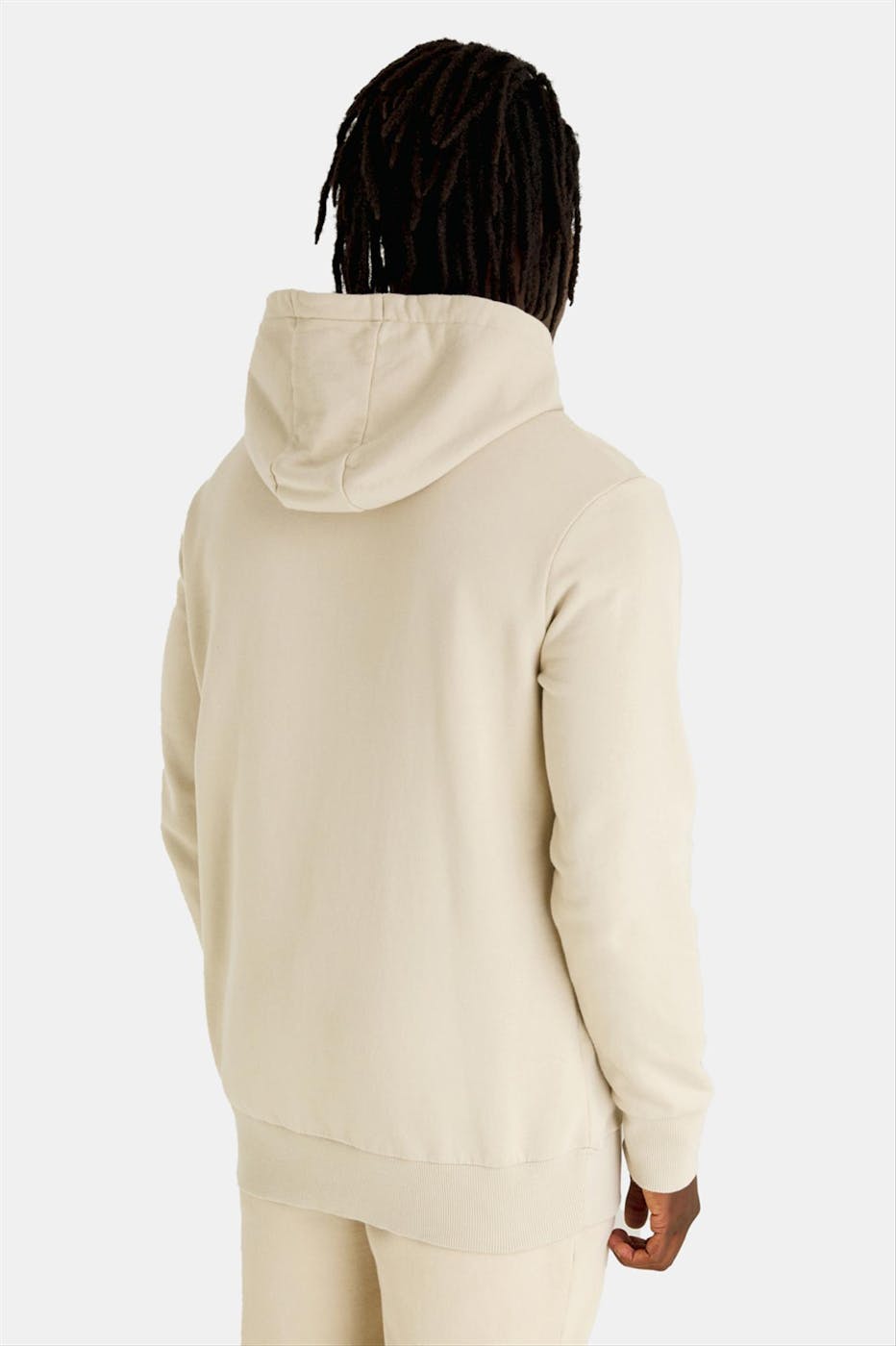 Lyle & Scott - Beige Script Logo hoodie