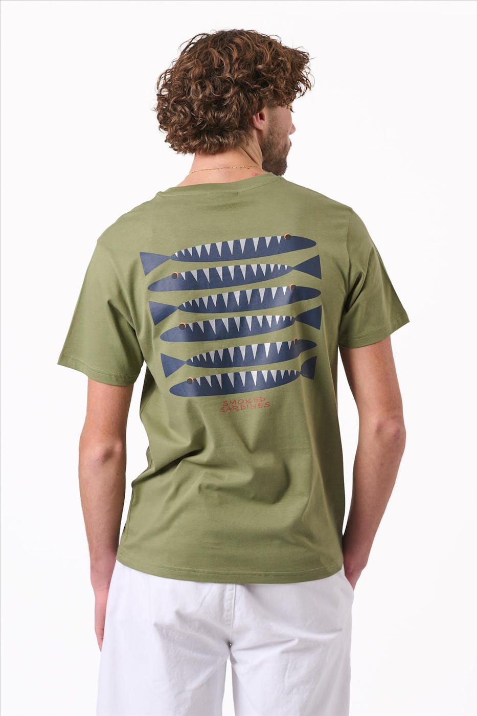 Antwrp - Kaki Sardines Rugprint t-shirt