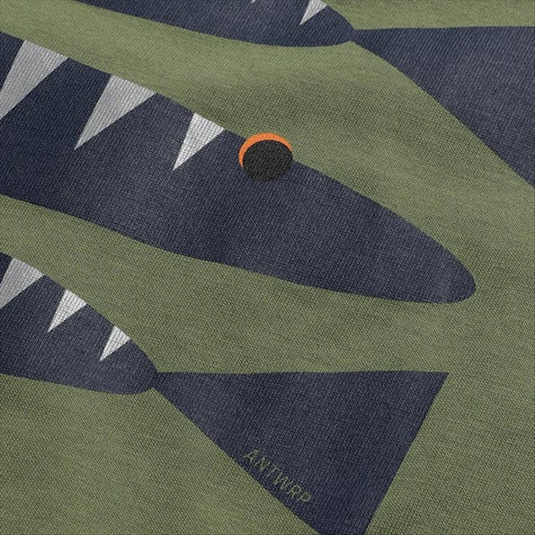 Antwrp - Kaki Sardines Rugprint t-shirt