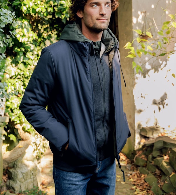 ECOALF - Donkerblauwe Grays jas
