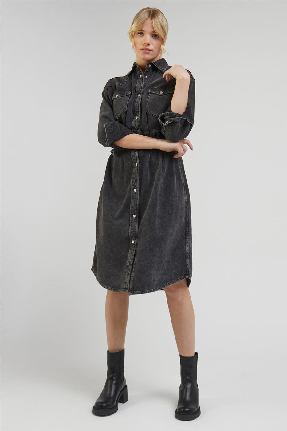 Lee - Zwart Western kleed