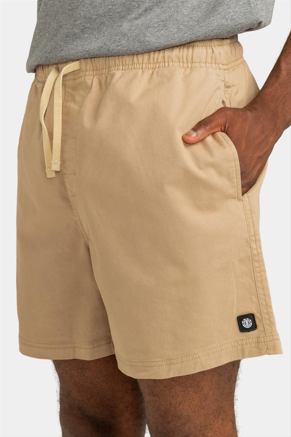 Element - Beige Valley Twill short