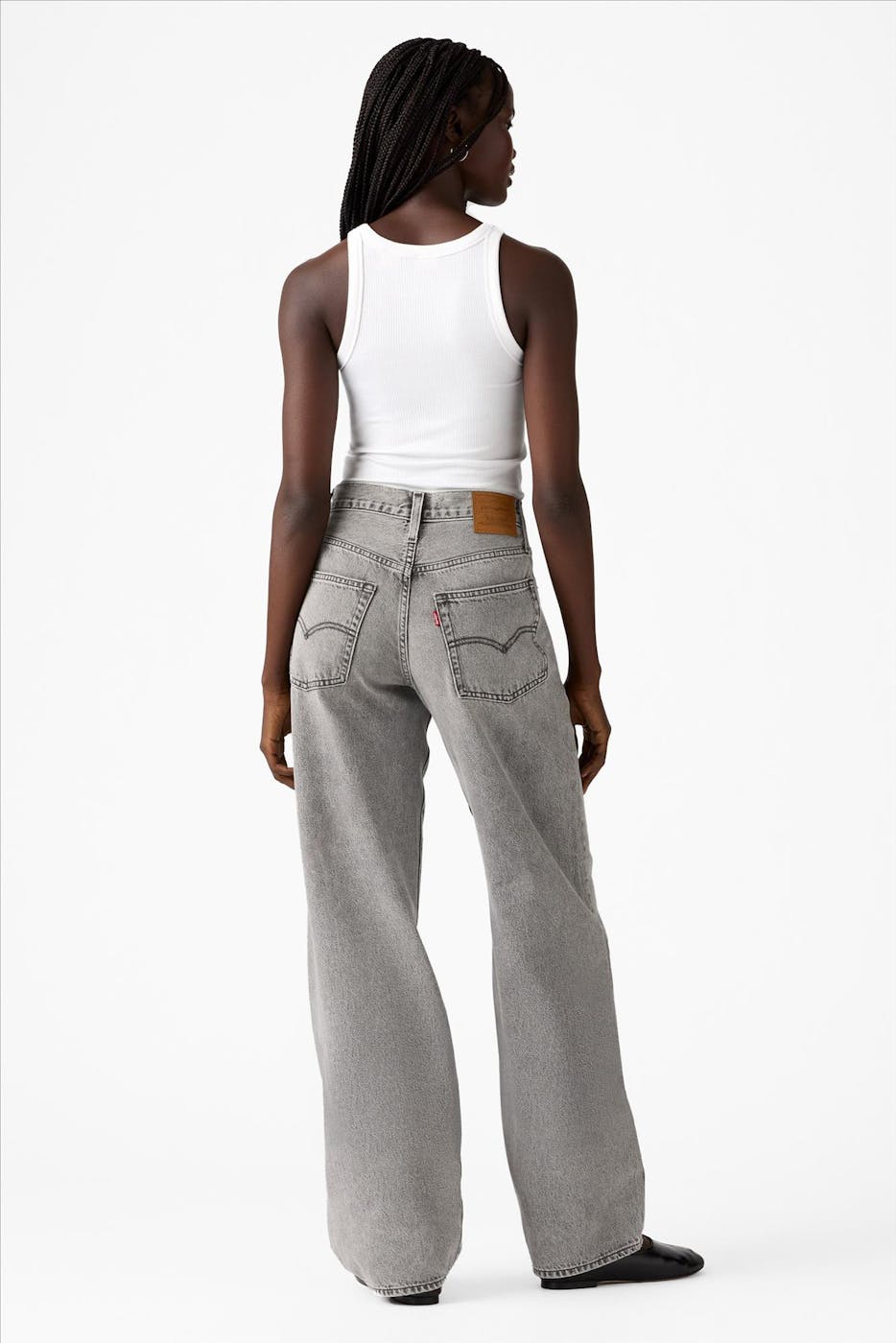Levi's - Lichtgrijze Baggy Dad jeans