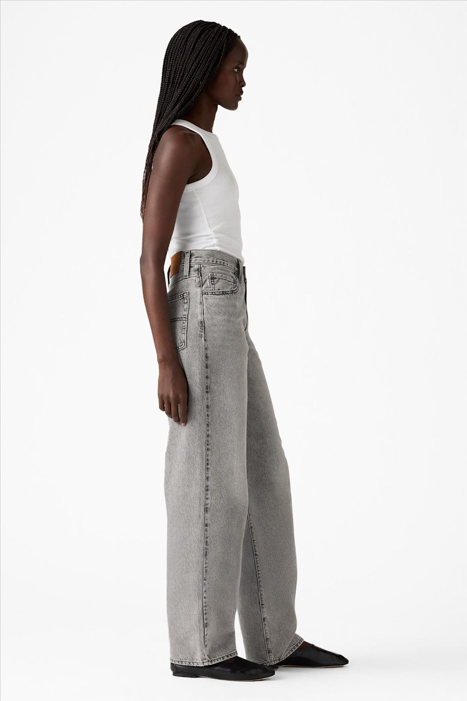 Levi's - Lichtgrijze Baggy Dad jeans