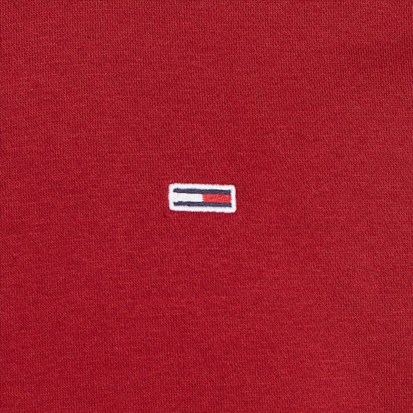 Tommy Jeans - Rode Regular Flag sweater