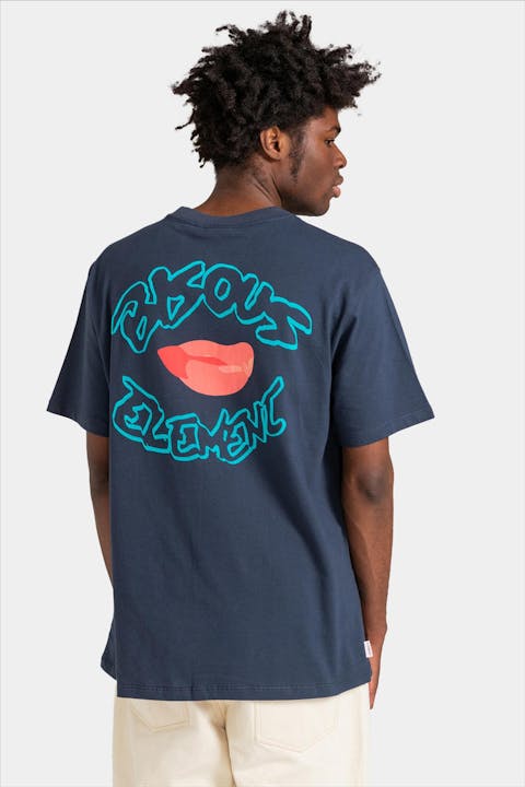Element - Donkerblauwe Bisous La Bouche T-shirt
