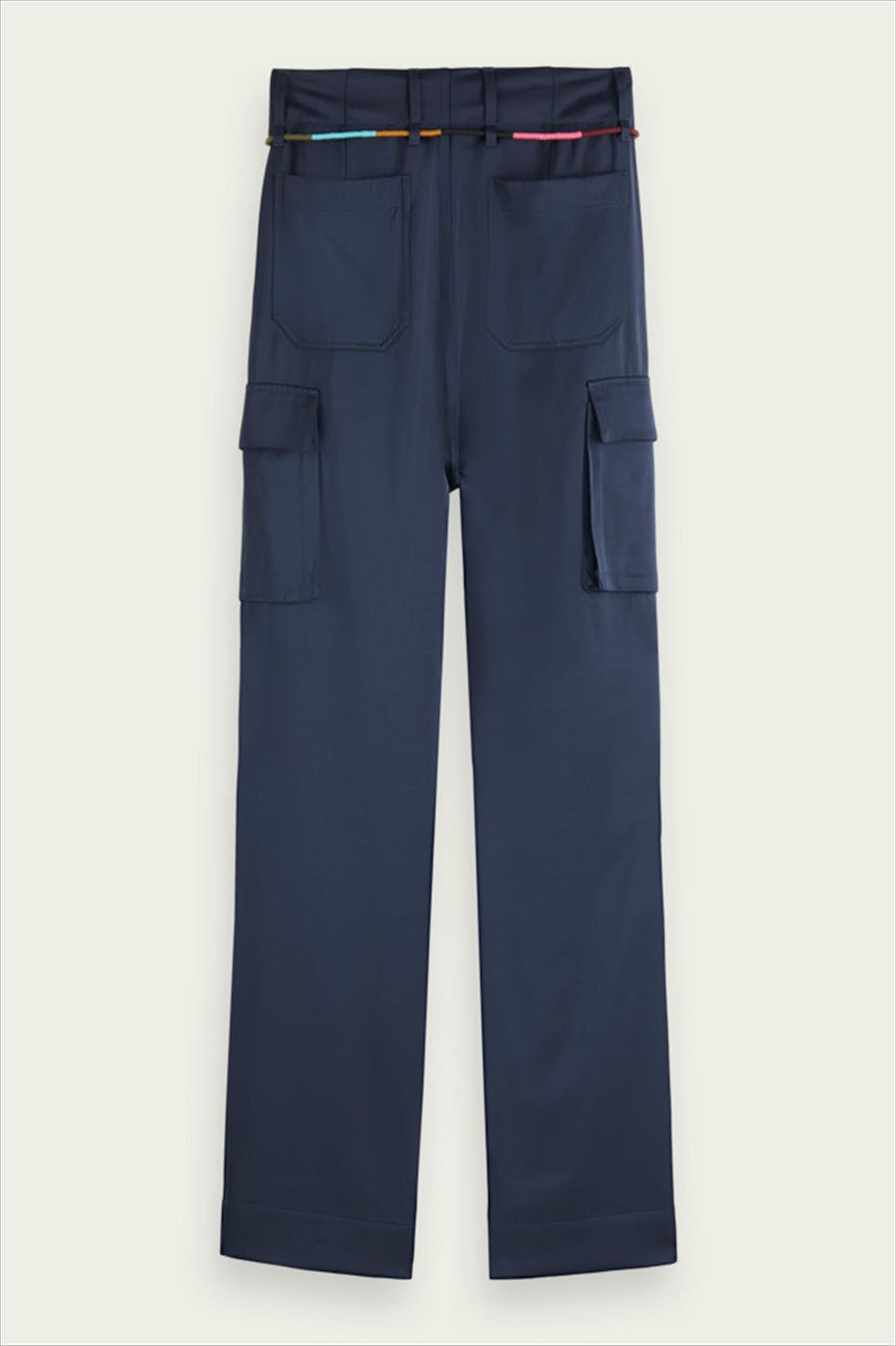 Scotch & Soda - Donkerblauwe Faye Utility broek