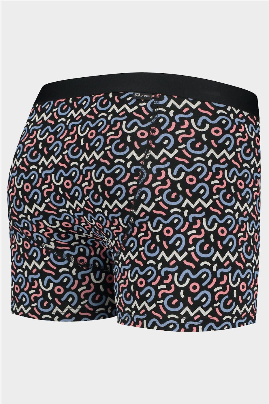 A'dam - Zwart-multicolour Melle boxershort