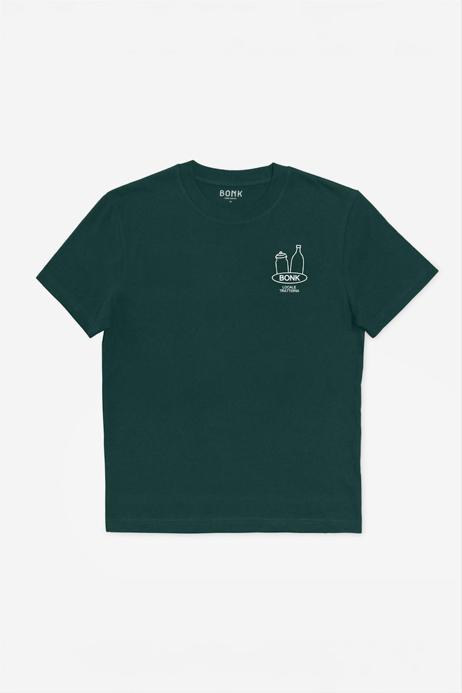 BONK - Donkergroene Carb Love T-shirt