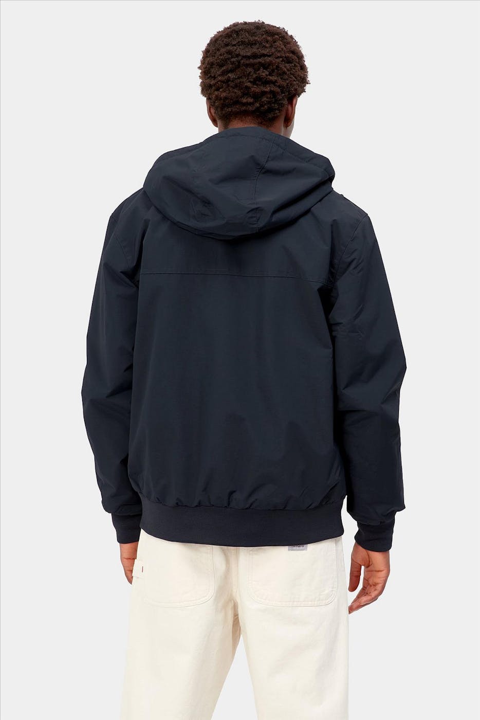 Carhartt WIP - Donkerblauwe Hooded Sail jas