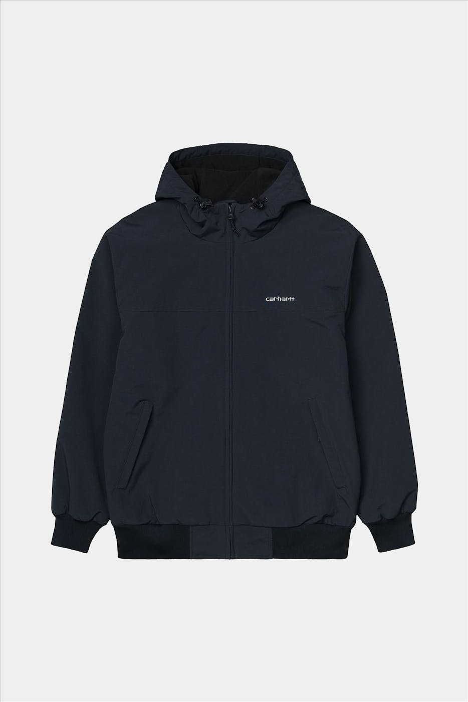 Carhartt WIP - Donkerblauwe Hooded Sail jas