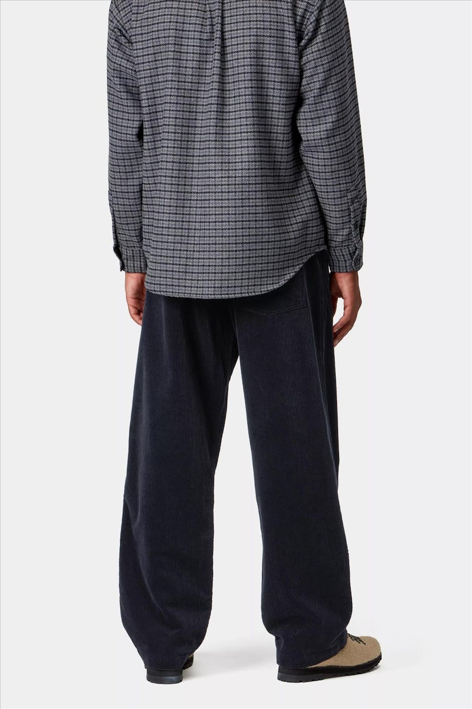 Carhartt WIP - Donkerblauwe Floyde relaxed broek