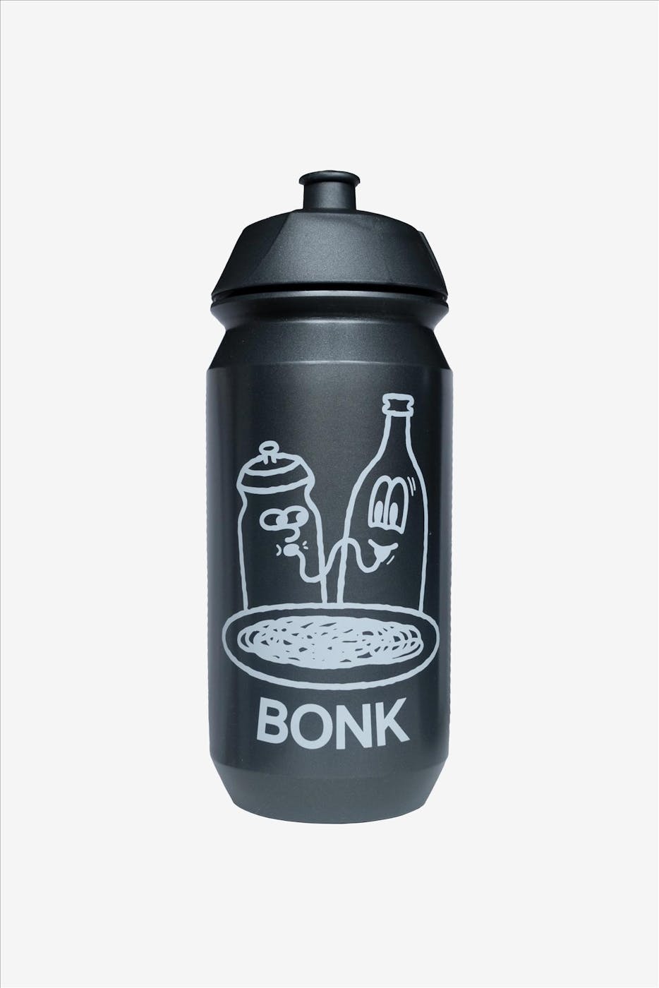 BONK - Donkergrijze Carb Love drinkfles