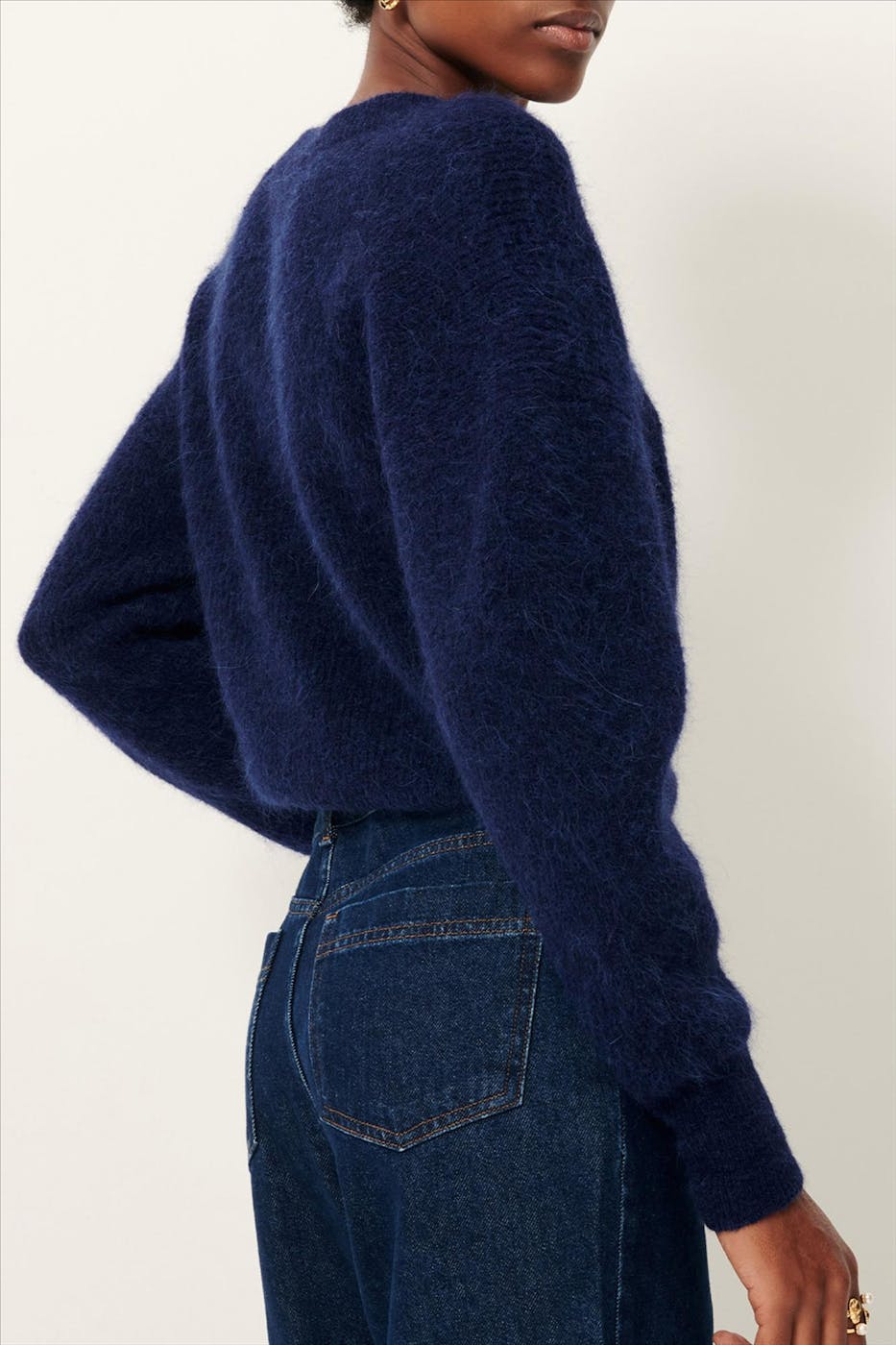Sessùn - Donkerblauwe Twist trui