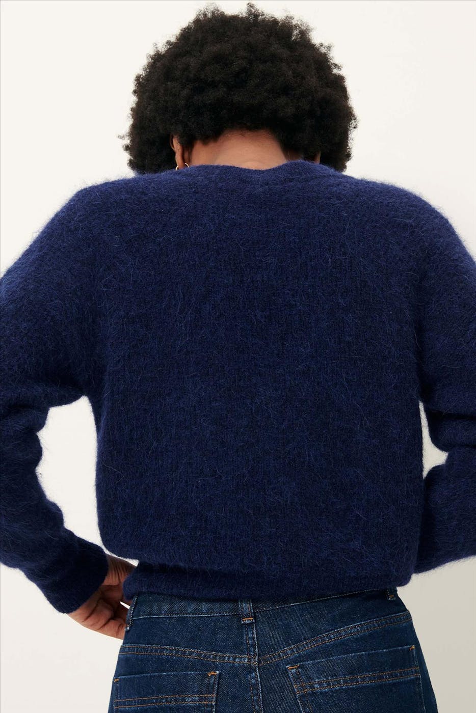 Sessùn - Donkerblauwe Twist trui