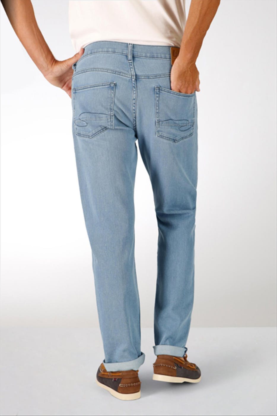 Lee Cooper - Blauwe Rogo Cloud LC112 straight jeans