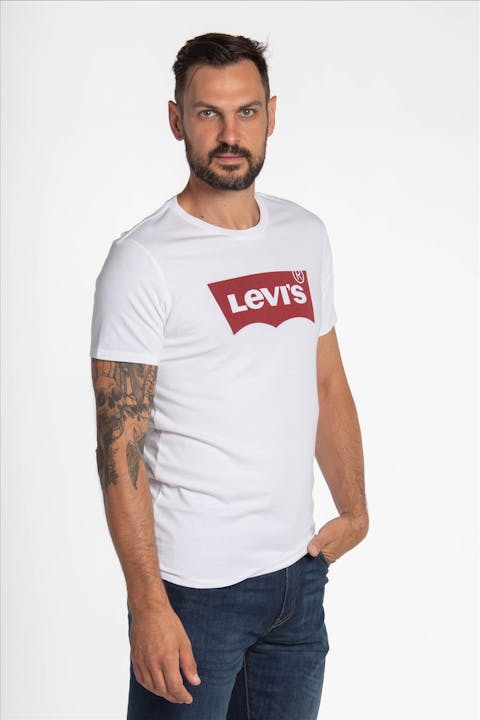 Levi's - Witte Batwing Logo T-shirt