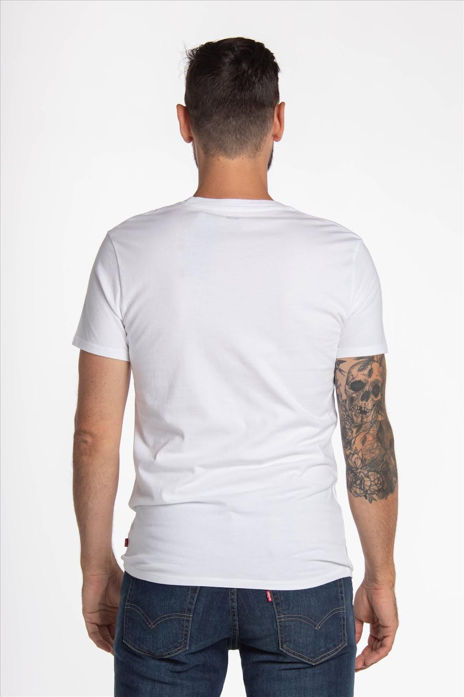 Levi's - Witte Batwing Logo T-shirt