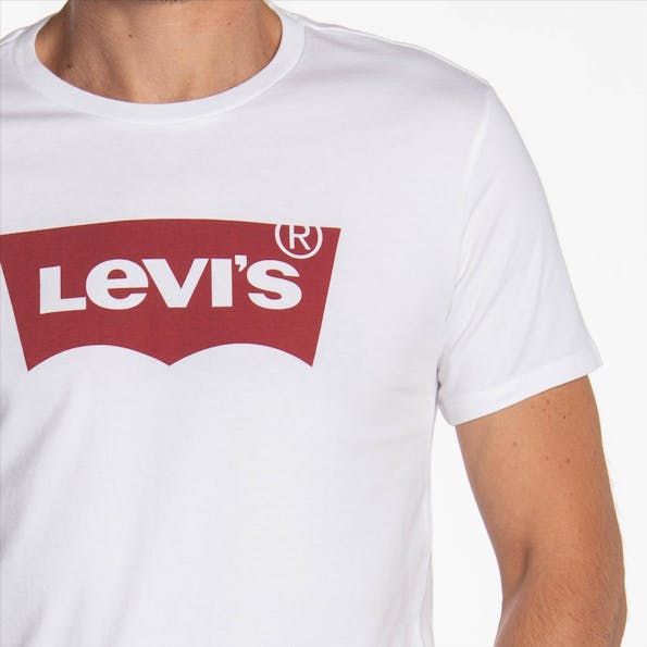 Levi's - Witte Batwing Logo T-shirt