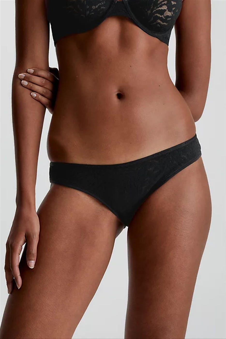 Calvin Klein Underwear - Zwarte Kanten slip