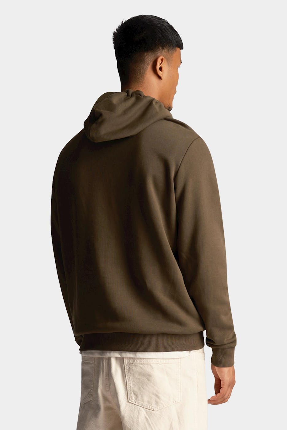 Lyle & Scott - Donkergroene Embroidered hoodie