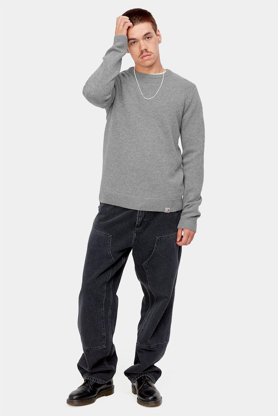Carhartt WIP - Grijze Allen sweater