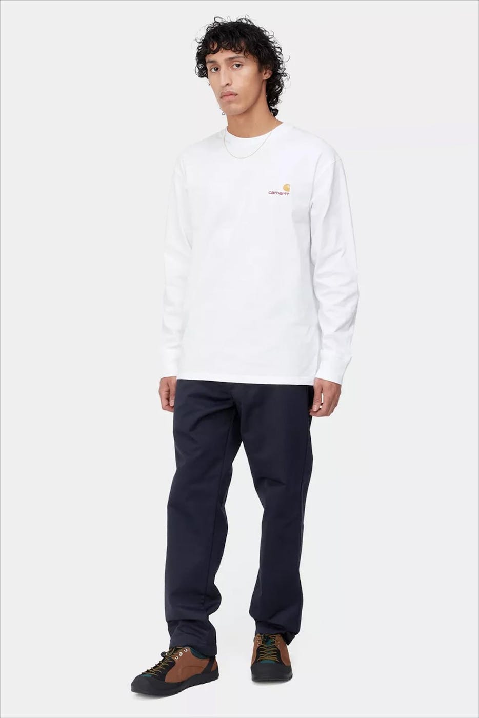 Carhartt WIP - Donkerblauwe Relaxed Tapered Master pant