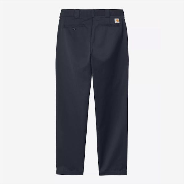 Carhartt WIP - Donkerblauwe Relaxed Tapered Master pant