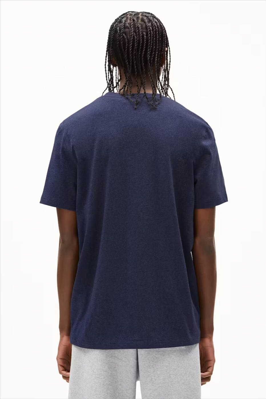 Armed Angels - Donkerblauwe Iconic Å Maarkos T-shirt
