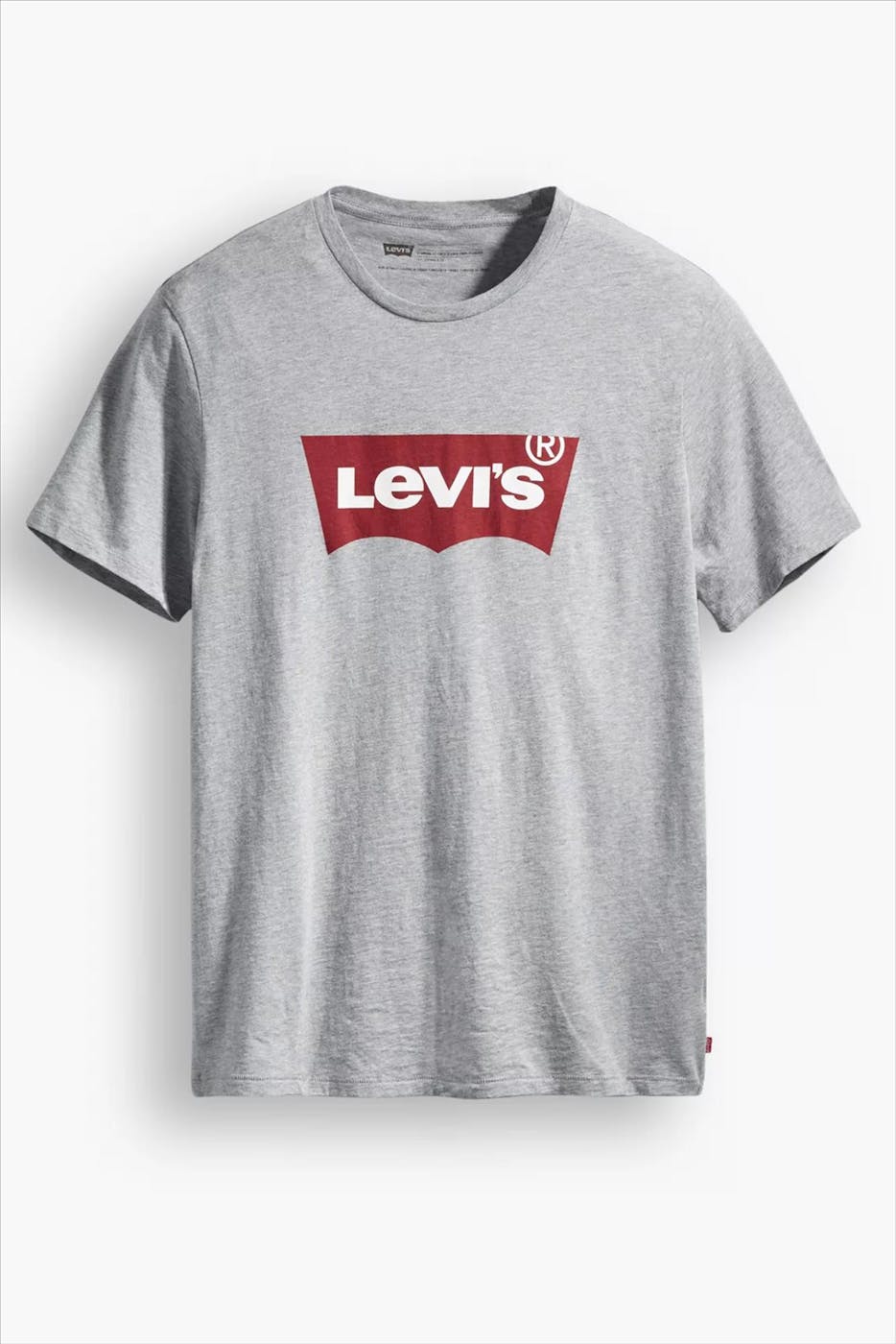 Levi's - Grijze mêlé Batwing Logo T-shirt