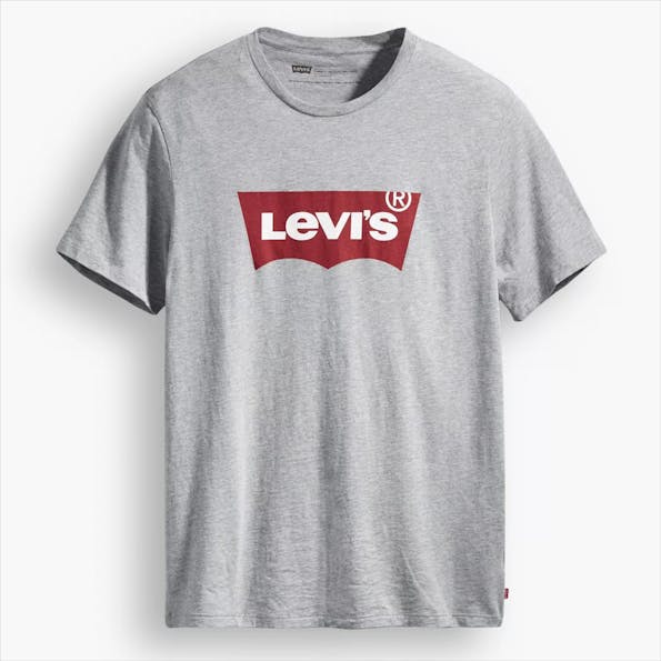 Levi's - Grijze mêlé Batwing Logo T-shirt