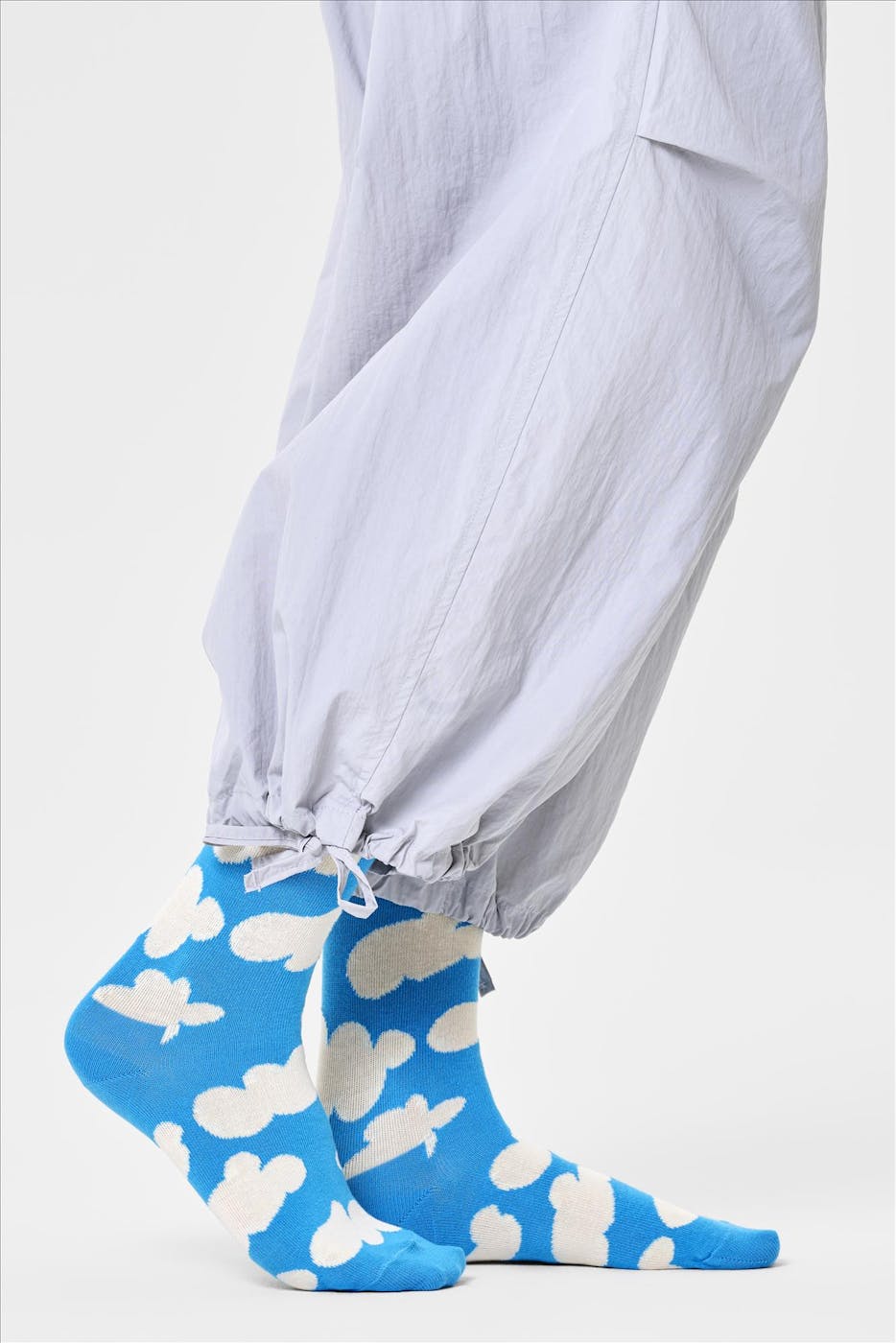 Happy Socks - Lichtblauwe Cloudy sokken, maat: 36-40