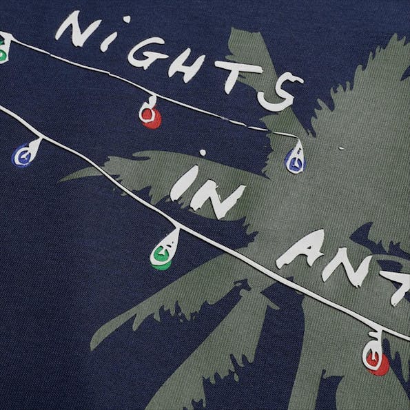 Antwrp - Donkerblauwe Hot Nights T-shirt