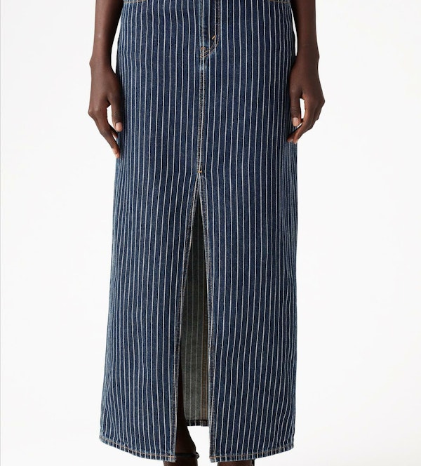 Levi's - Donkerblauwe Column jeansrok
