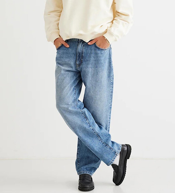 WOODBIRD - Blauwe Leroy Optic jeans