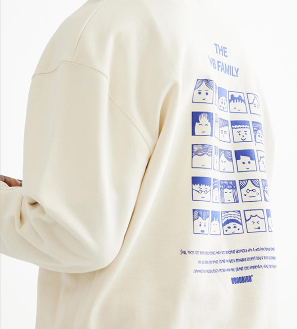 WOODBIRD - Ecru Cope Family sweater
